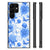 Bloemen Hoesje voor Samsung Galaxy S23 Ultra Flowers Blue B2C Telecom
