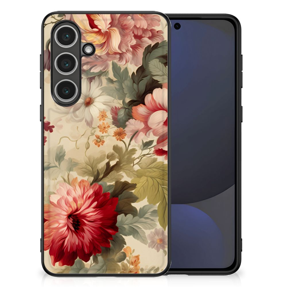Samsung Galaxy S24 FE Bloemen Bloemen Hoesje bloemen aanzicht