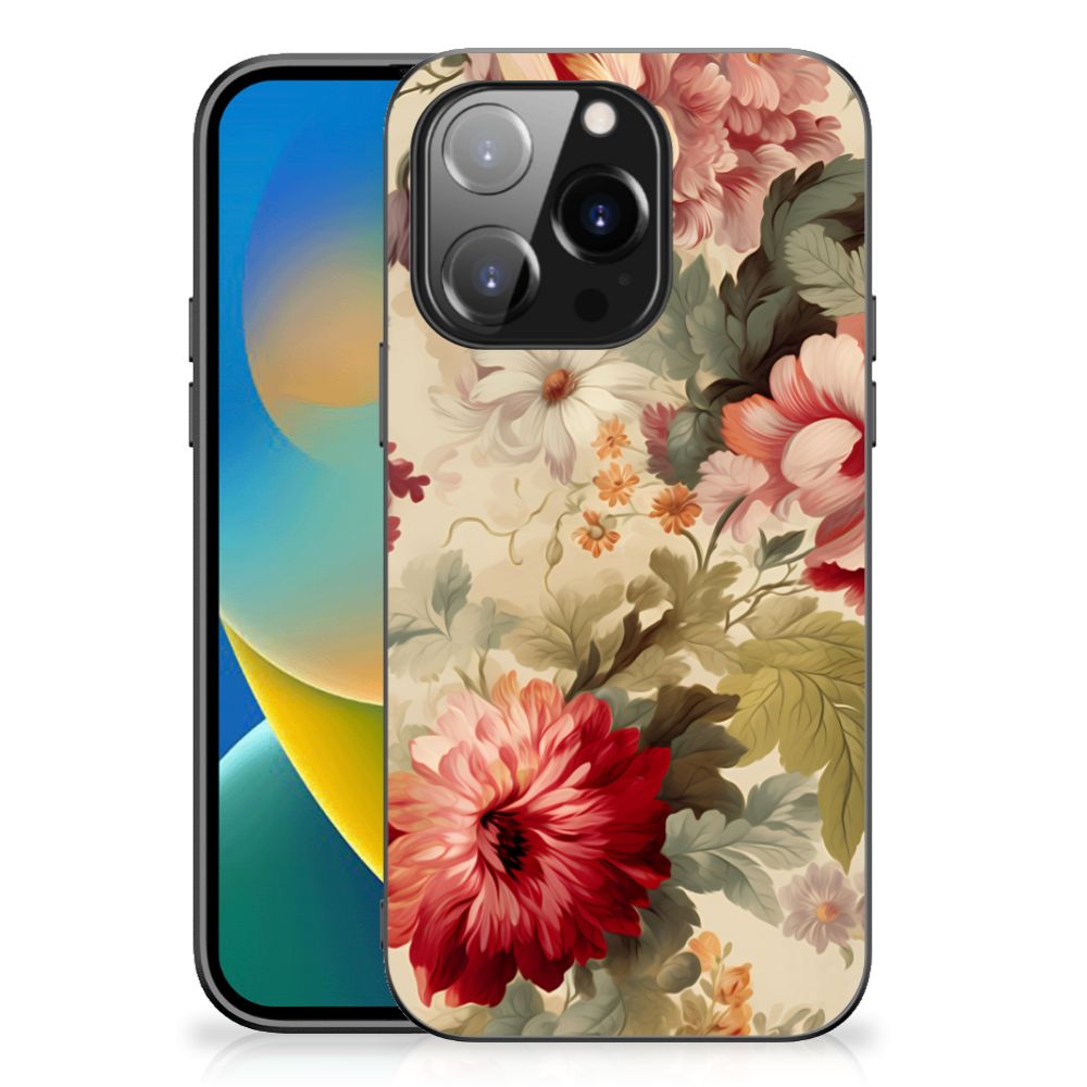 Bloemen Hoesje voor iPhone 14 Pro Bloemen B2C Telecom