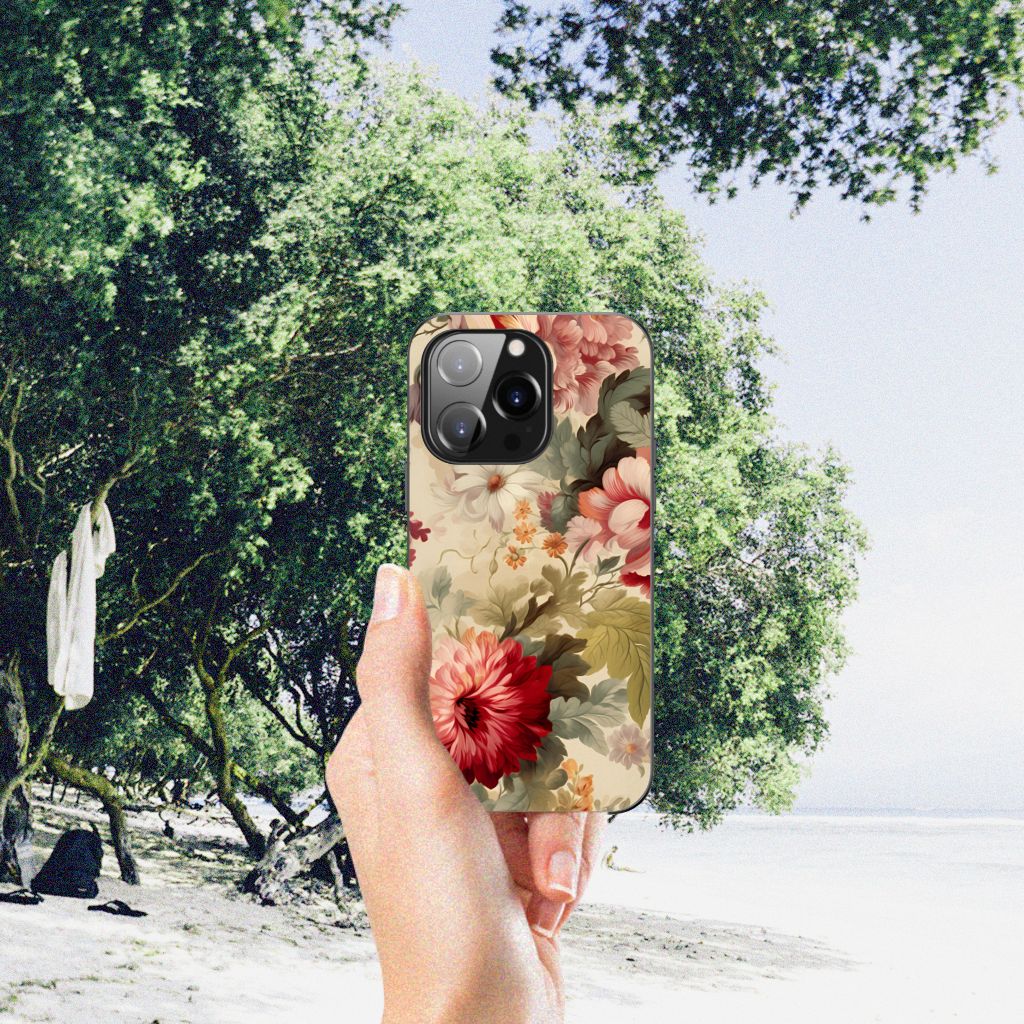 Bloemen Hoesje voor iPhone 14 Pro Bloemen B2C Telecom