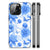 Bloemen Hoesje voor iPhone 14 Pro Max Flowers Blue B2C Telecom