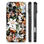 Bloemen Hoesje voor iPhone 16 Pro Dark Flowers achterkant zijkanten