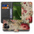 Fairphone 6 Bloemenprint Design voor Fairphone 6 Robuuste Bookcase Hoesje met Pasjes Aanzicht