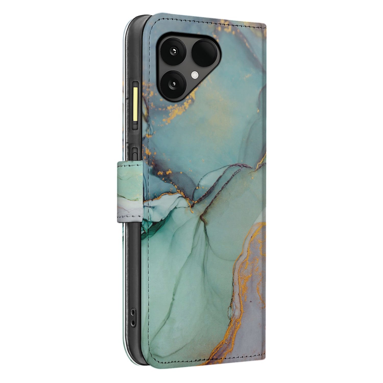 Fairphone 6 Book Case Watercolor Mix zijaanzicht