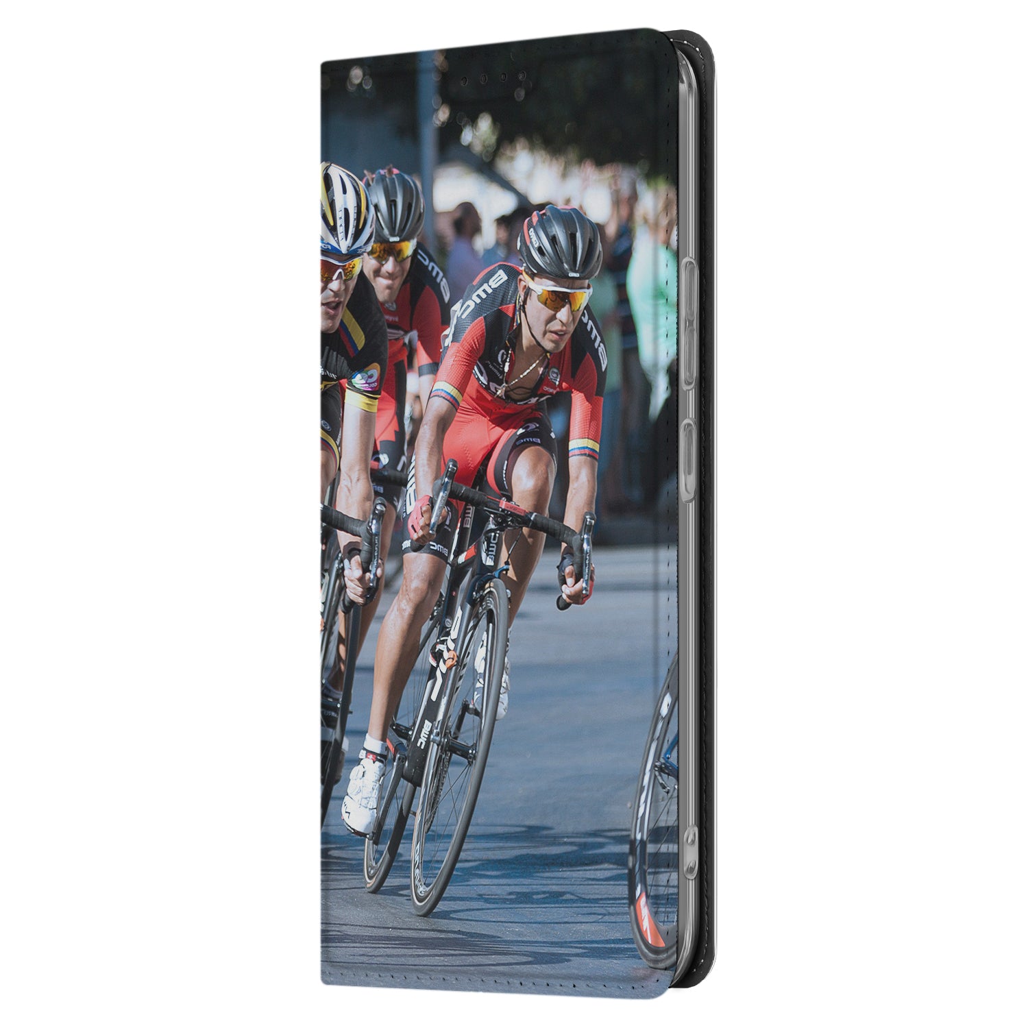 OnePlus Nord 4 Book Case Hoesje Maken fietser ontwerp zijkant