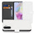 Samsung Galaxy A36 Book Case Hoesje Wit met Pashouder binnenkant voor en achterkant