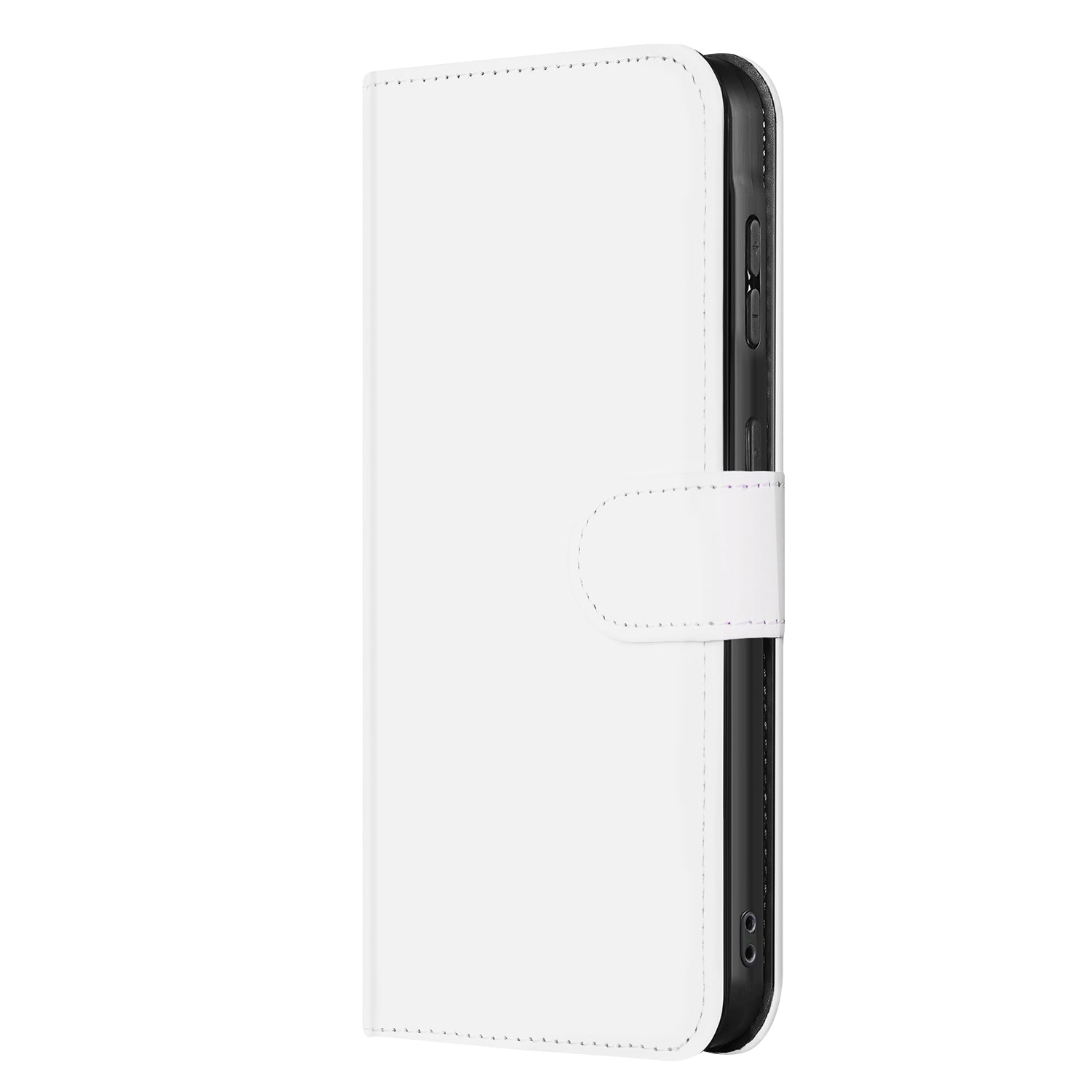 Book Case Hoesje Samsung Galaxy A36 Wit met Pashouder boekhoesmateriaal PU-leer design wit aanzicht