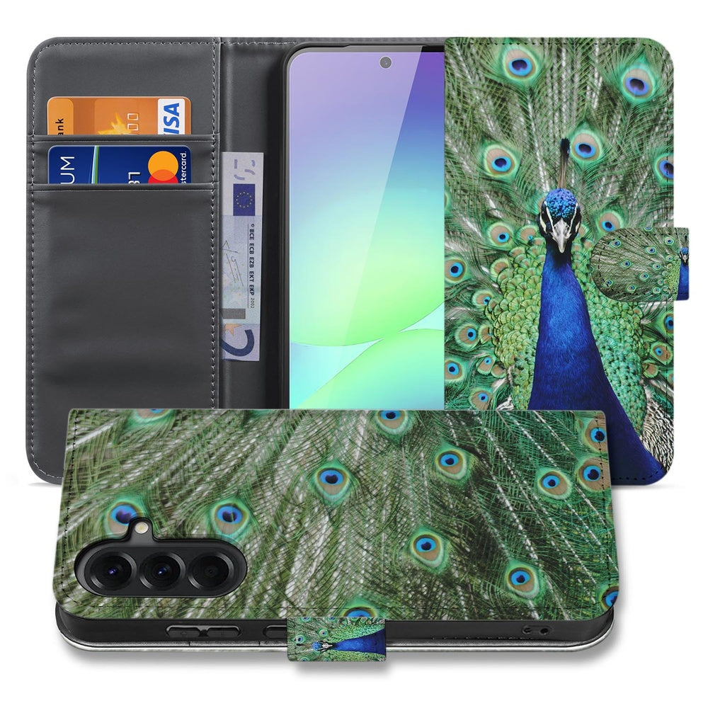 Book Case Hoesje Samsung Galaxy A37 Pauwprint