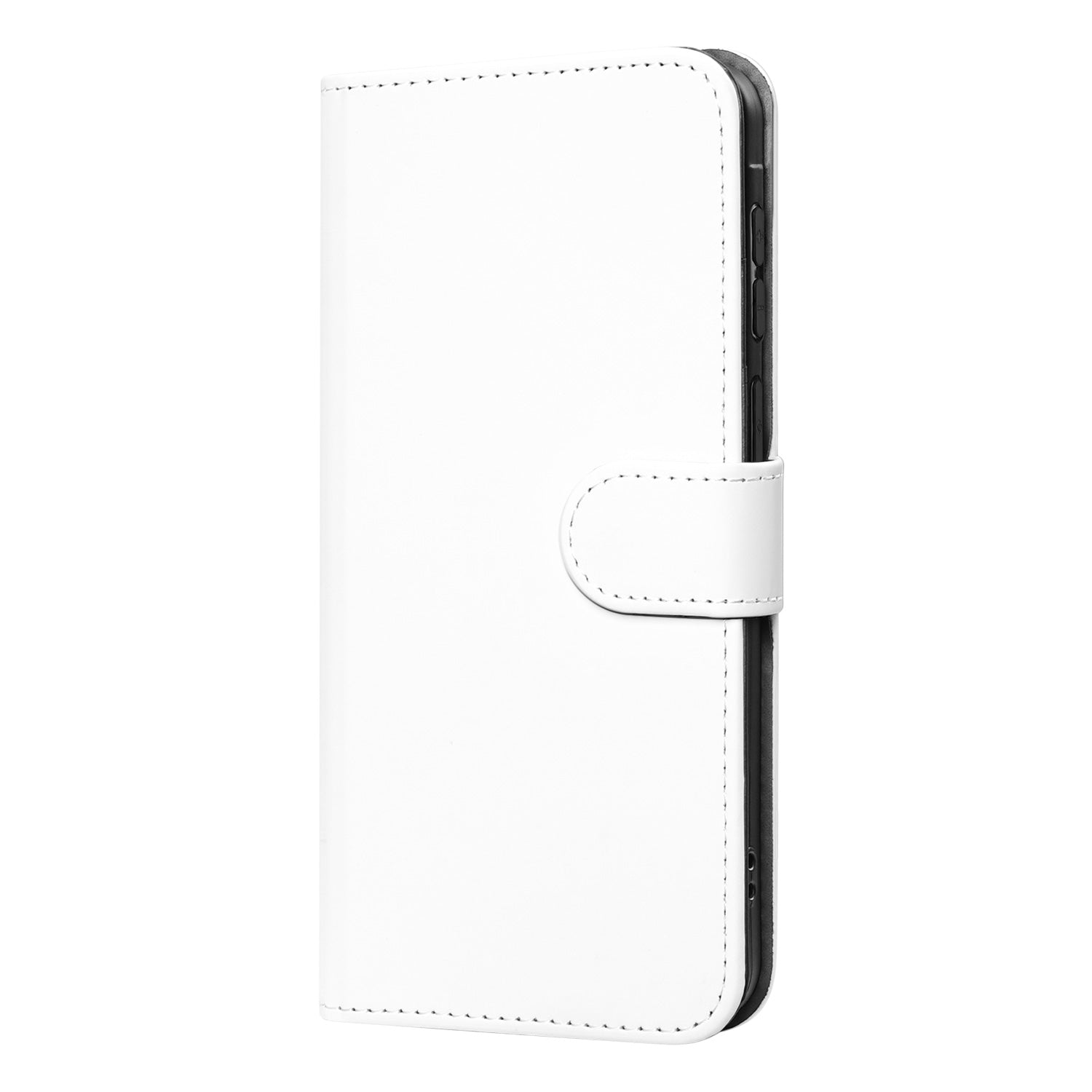 Samsung Galaxy A57 Book Case Hoesje Wit met Pasjeshouder Vooraanzicht.