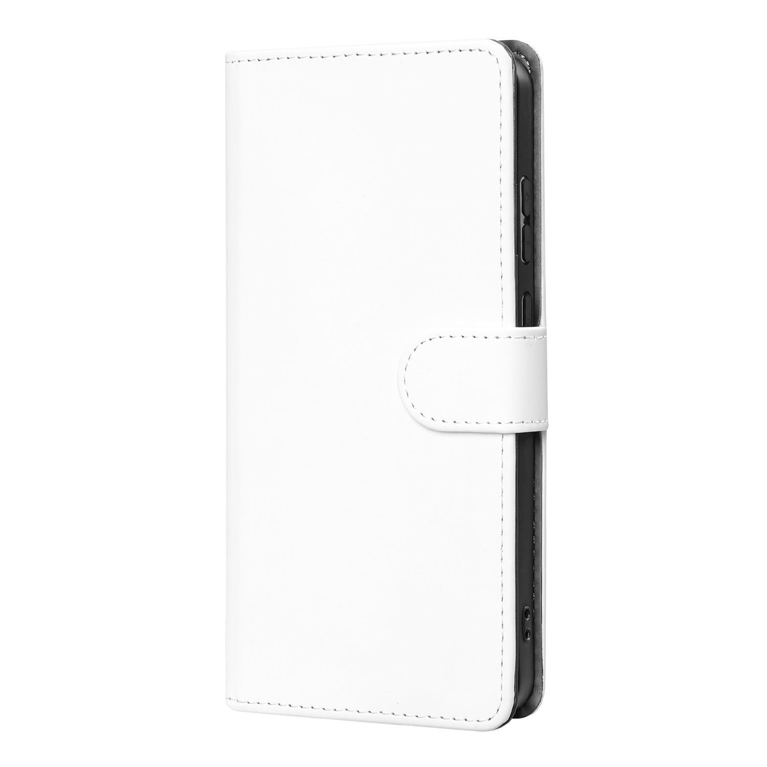 Samsung Galaxy S26 Ultra Book Case Hoesje Wit met Pasjeshouder Vooraanzicht.