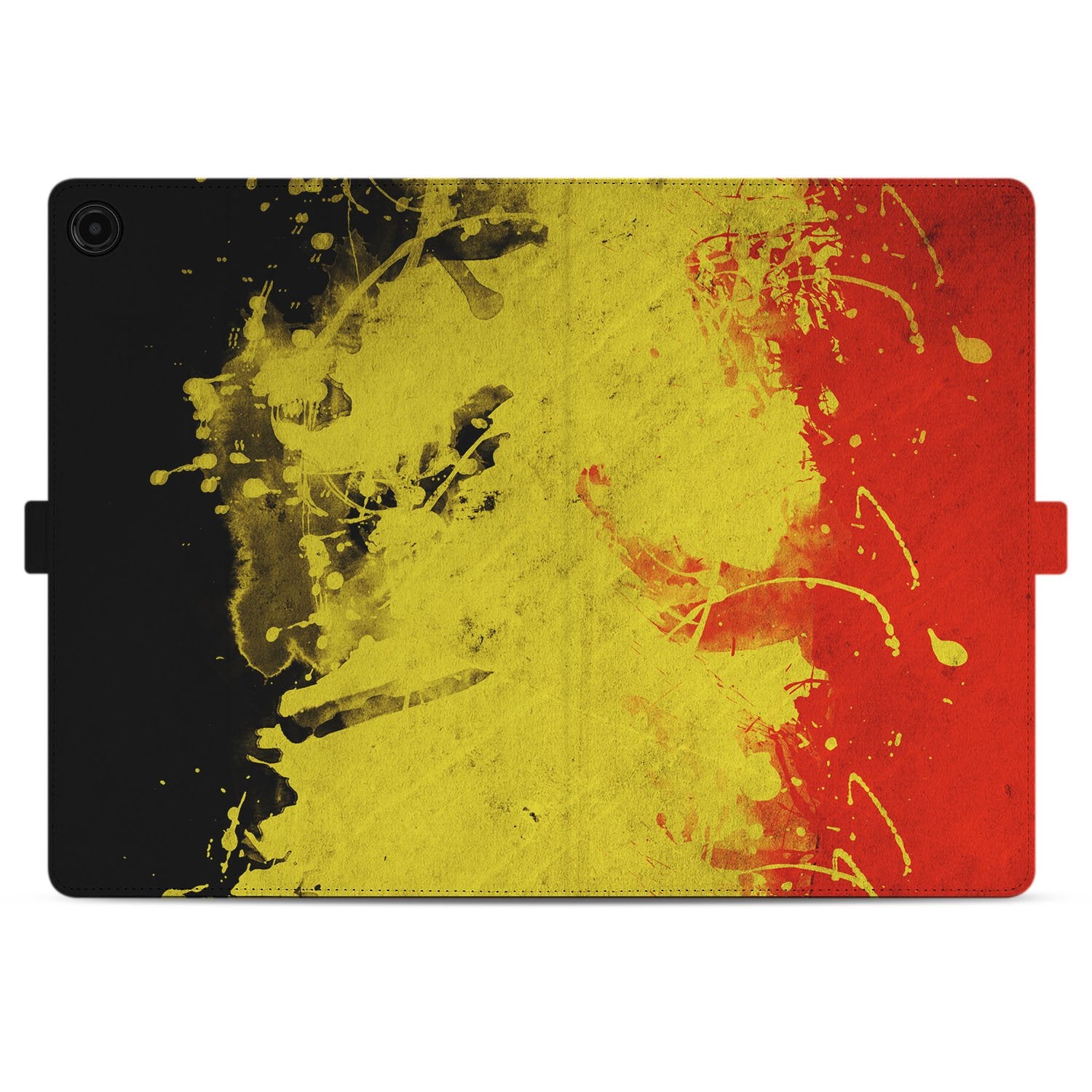 Samsung Galaxy Tab A11 Plus Book Case Hoesje met Standaard België design vlag kleuren