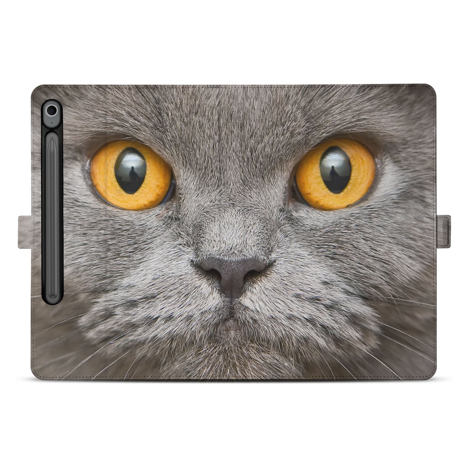 Samsung Galaxy Tab S10 FE | Tab S9 FE Book Case Hoesje met Standaard Britse Korthaar voorkant