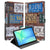 Samsung Galaxy Tab S10 FE Plus Book Case Hoesje met Standaard Kentekenplaten design kentekenplaten aanzicht
