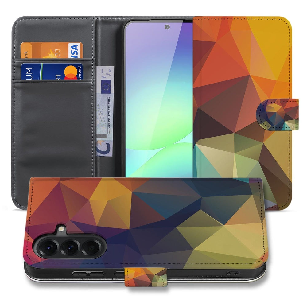 Book Case Samsung Galaxy A37 Polygon Kleur