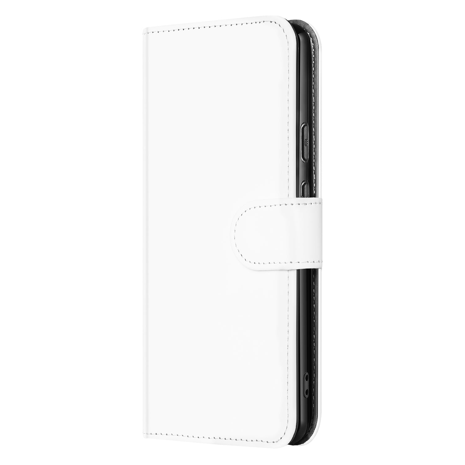 B2C Telecom Google Pixel 8A Book Case Telefoonhoesje Wit Pasjeshouder Aanzicht