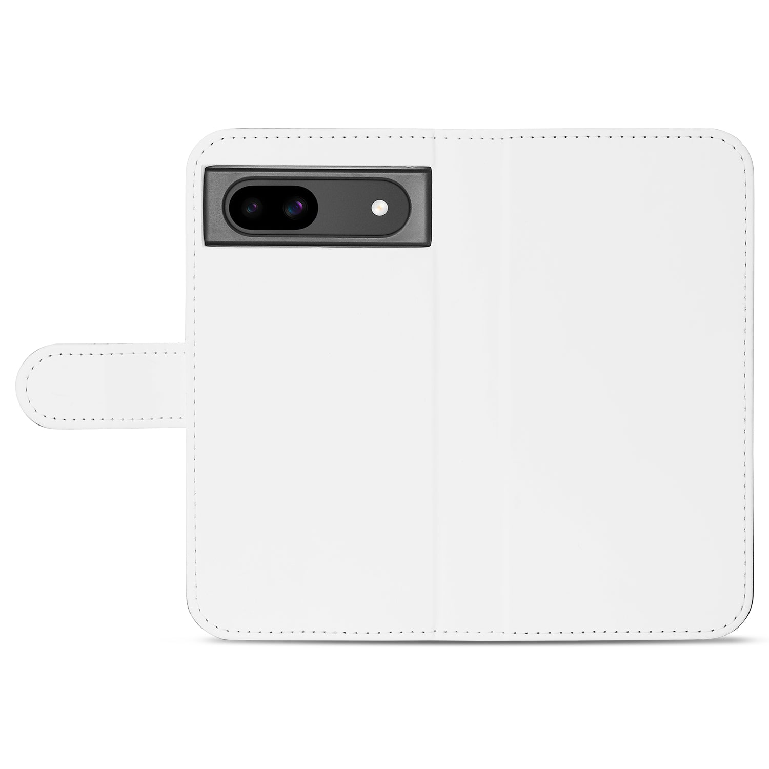 B2C Telecom Google Pixel 8A Book Case Telefoonhoesje Wit met Pasjeshouder voorkant