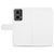 Motorola Moto G85 Book Case Telefoonhoesje Wit Pasjeshouder Buitenkant