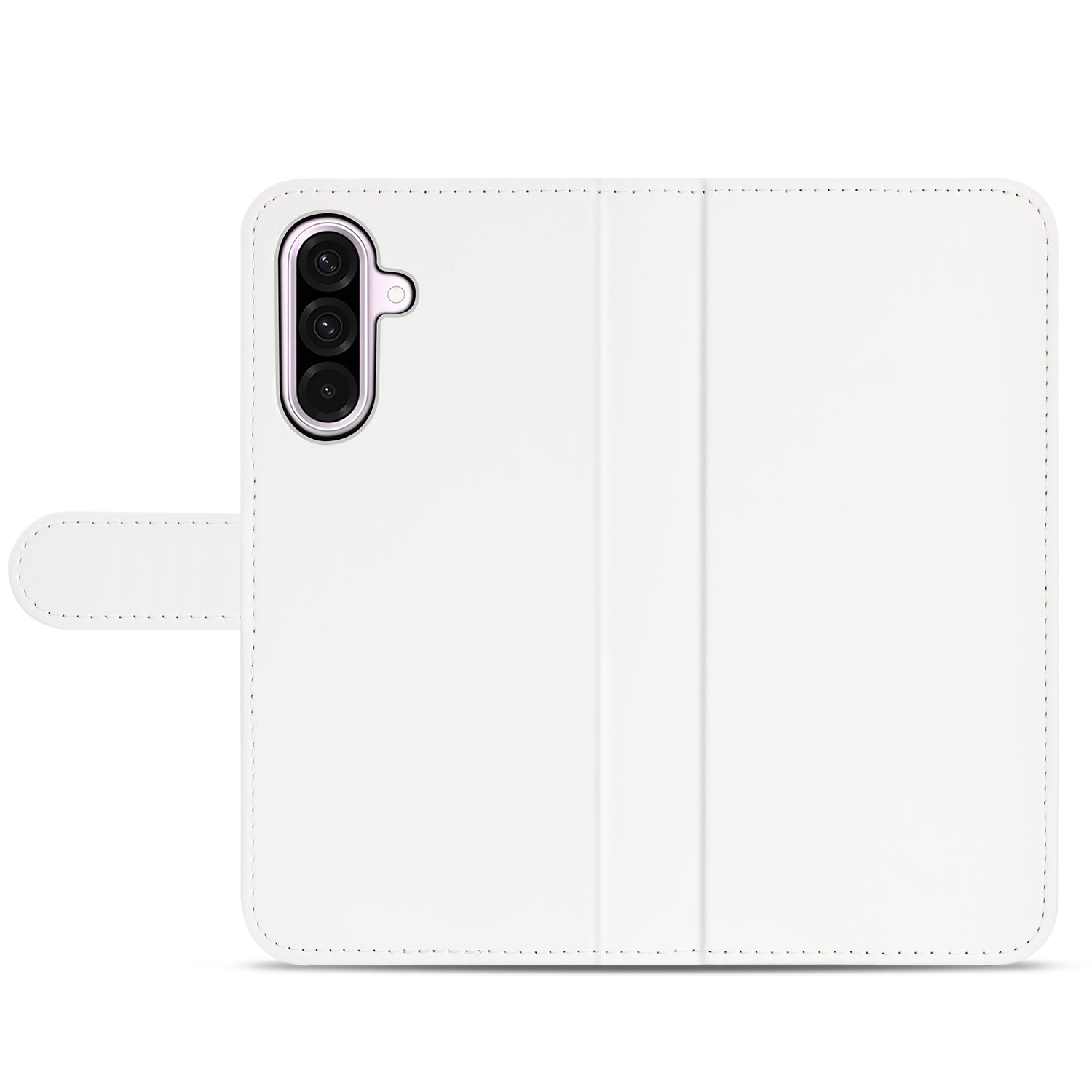 Samsung Galaxy A56 book case telefoonhoesje wit pasjeshouder achterkant