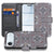 Book Case iPhone 17 Air Flower Tiles Book Case Flower Tiles voorzijde