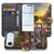 Apple iPhone Air Book Case Amsterdamse Grachten buitenzijde levendige grachtenprint binnenzijde elegant contrast