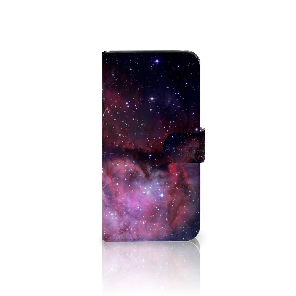 Google Pixel 8A Galaxy Book Case voor Google Pixel 8A Galaxy heelal ontwerp voorkant