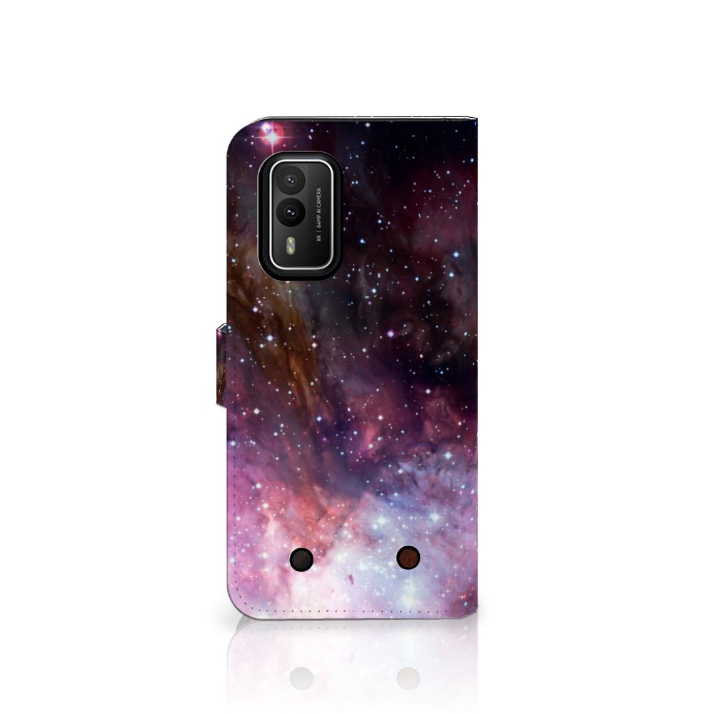 Nokia XR21 Book Case Galaxy design universum aanzicht