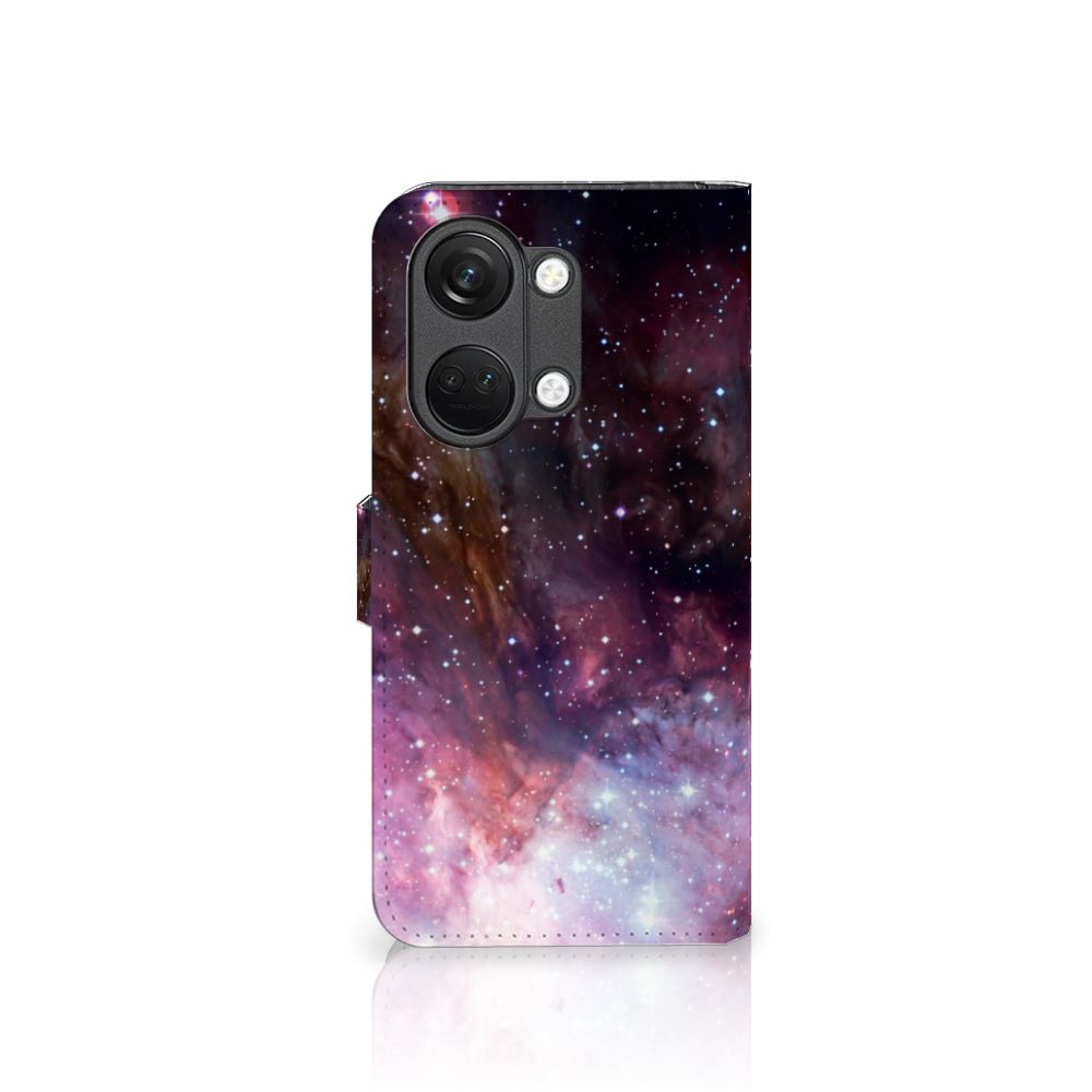 OnePlus Nord 3 Book Case voor OnePlus Nord 3 Galaxy Galaxy design voorkant
