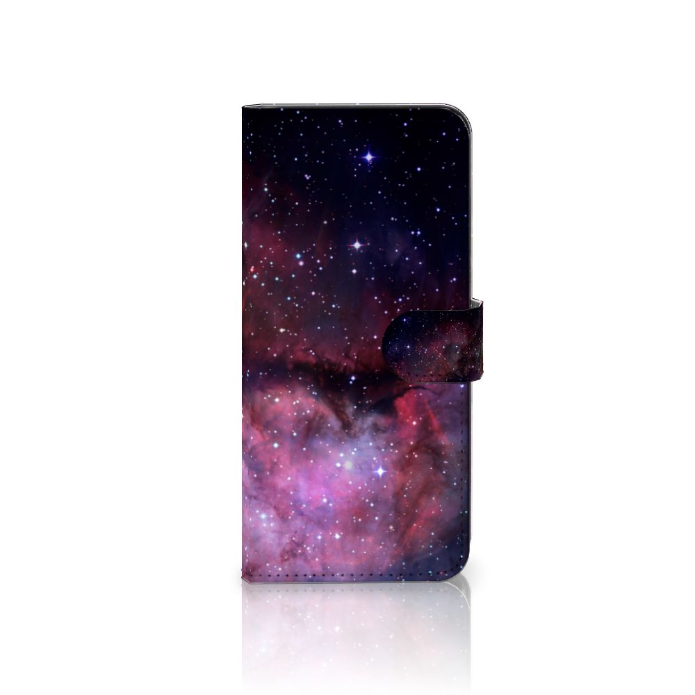Book Case voor Samsung Galaxy A14 4G Galaxy in heelal design met sterren en planeten.