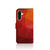 Samsung Galaxy A36 Book Case Polygon Red abstract geometrisch design voorkant