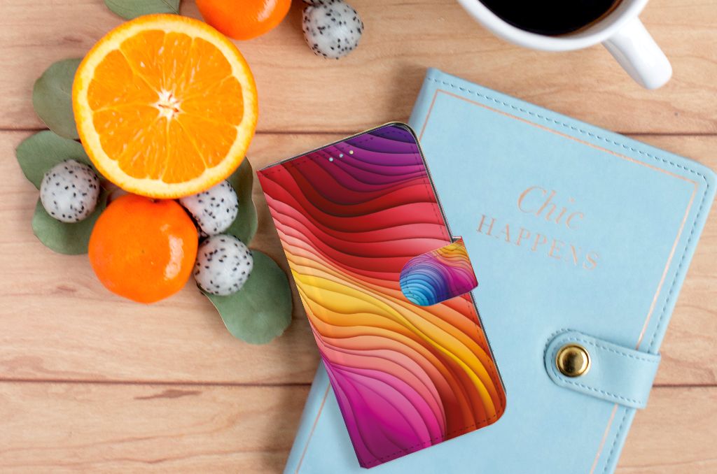 Book Case voor Samsung Galaxy A52 Regenboog