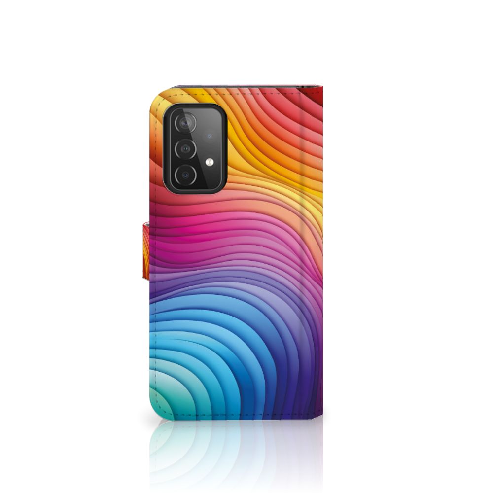 Book Case voor Samsung Galaxy A52 Regenboog