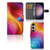 Samsung Galaxy S24 Plus Book Case Regenboog voorkant zijkant binnenkant
