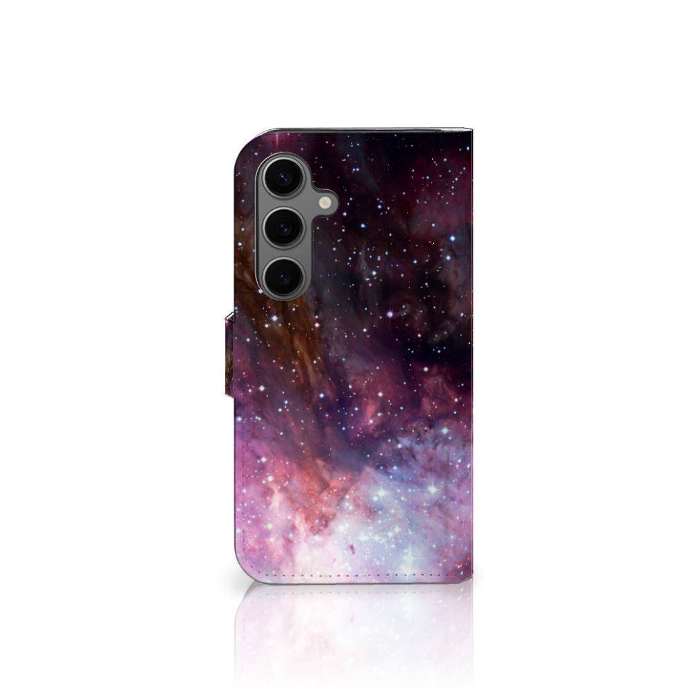 Samsung Galaxy S25 Galaxy Book Case heelal design achteraanzicht