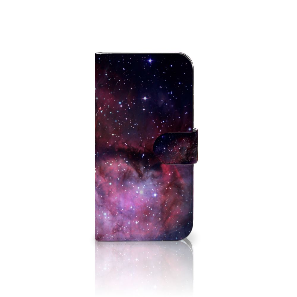 Samsung Galaxy S25 Galaxy Book Case heelal ontwerp zijkant