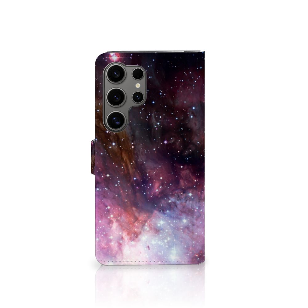 Samsung Galaxy S25 Ultra Galaxy Book Case heelal design voorkant
