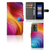 Xiaomi Poco F5 Pro Book Case Regenboog vooraan zijaanzicht
