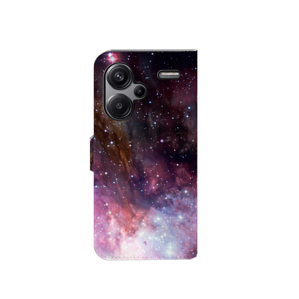 Xiaomi Redmi Note 13 Pro Plus Book Case Galaxy design voorkant