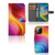 Book Case voor iPhone 14 Pro Max Regenboog met kleurrijk golfdesign 🌈