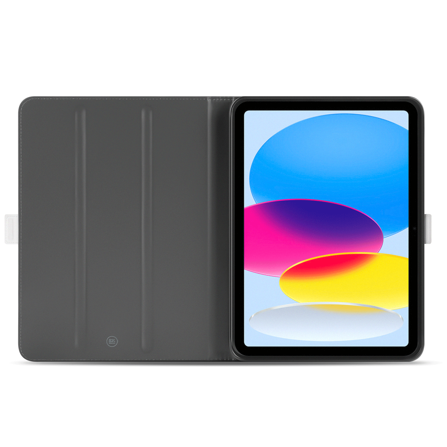 Book Cover Case voor de Apple iPad (2022) 10.9 Wit met Standaardfunctie