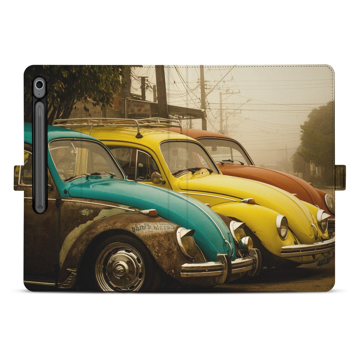 Samsung Galaxy Tab S10 FE Plus Book Cover Hoesje met Standaard Retro Volkswagen ontwerp voorkant