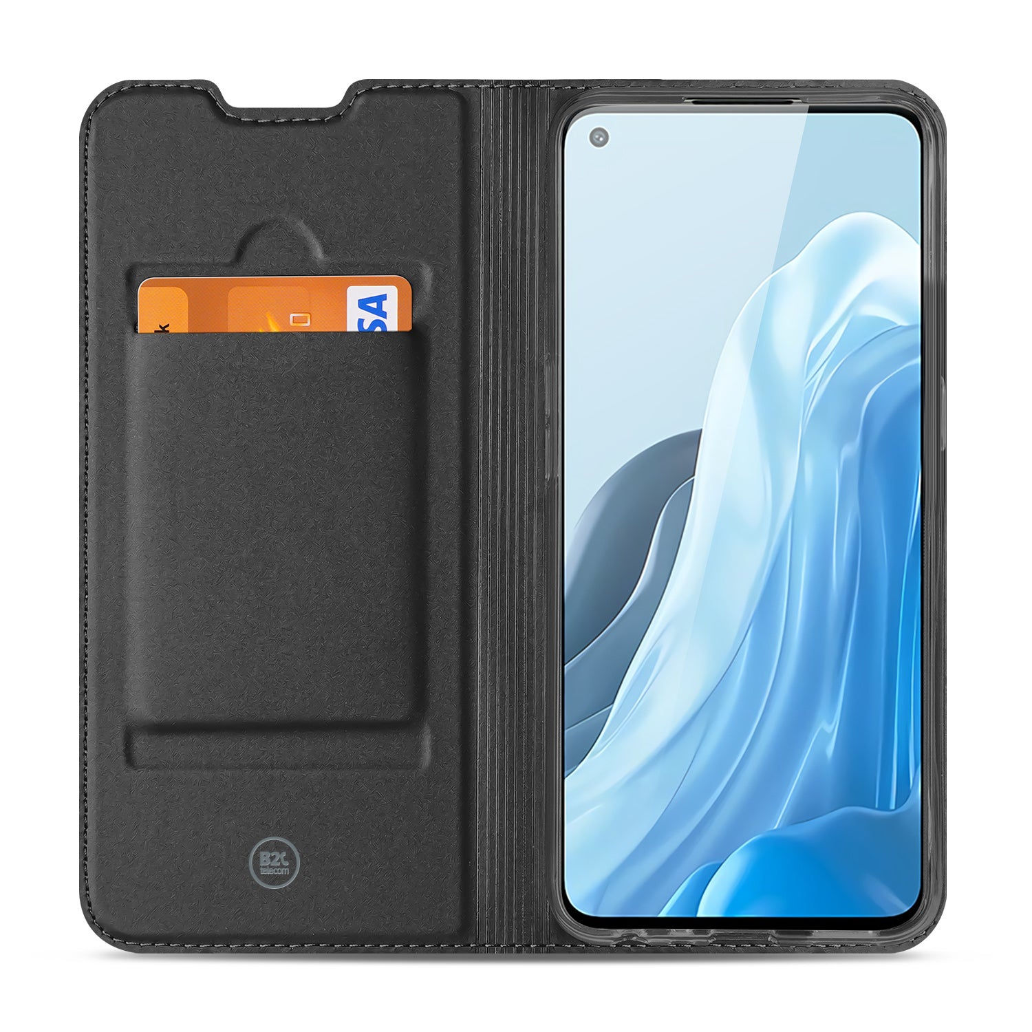 Book Cover OPPO Find X5 Lite | Reno7 5G Hoesje Wit met Pashouder