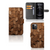 Book Style Case voor Apple iPhone 12 Pro Max Wooden Cubes met een uniek houten cubes design 🪵.