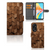 OPPO Reno8 T 5G Book Style Case voor OPPO Reno8 T 5G Wooden Cubes aanzicht