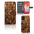 Samsung Galaxy A04e Book Style Case voor Samsung Galaxy A04e Wooden Cubes aanzicht
