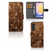 Samsung Galaxy A25 Book Style Case voor Samsung Galaxy A25 Wooden Cubes achterkant voorkant