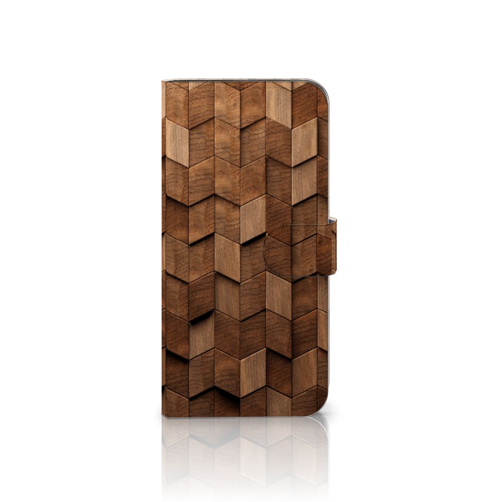 Samsung Galaxy A56 Book Style Case Wooden Cubes front