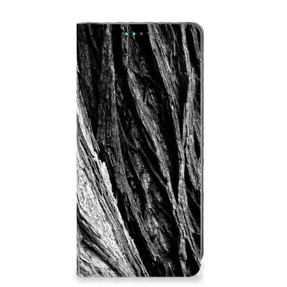Book Wallet Case Samsung Galaxy A40 Boomschors Grijs