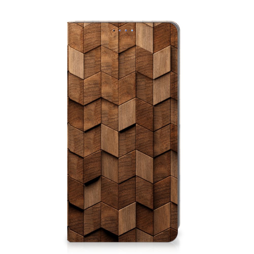 Google Pixel 9 9 Pro Book Wallet Case Wooden Cubes voorkant