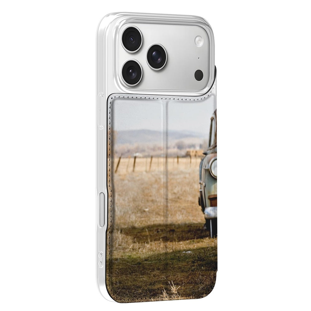 Bookcase Apple iPhone 17 Pro Vintage Auto retro design auto aanzicht