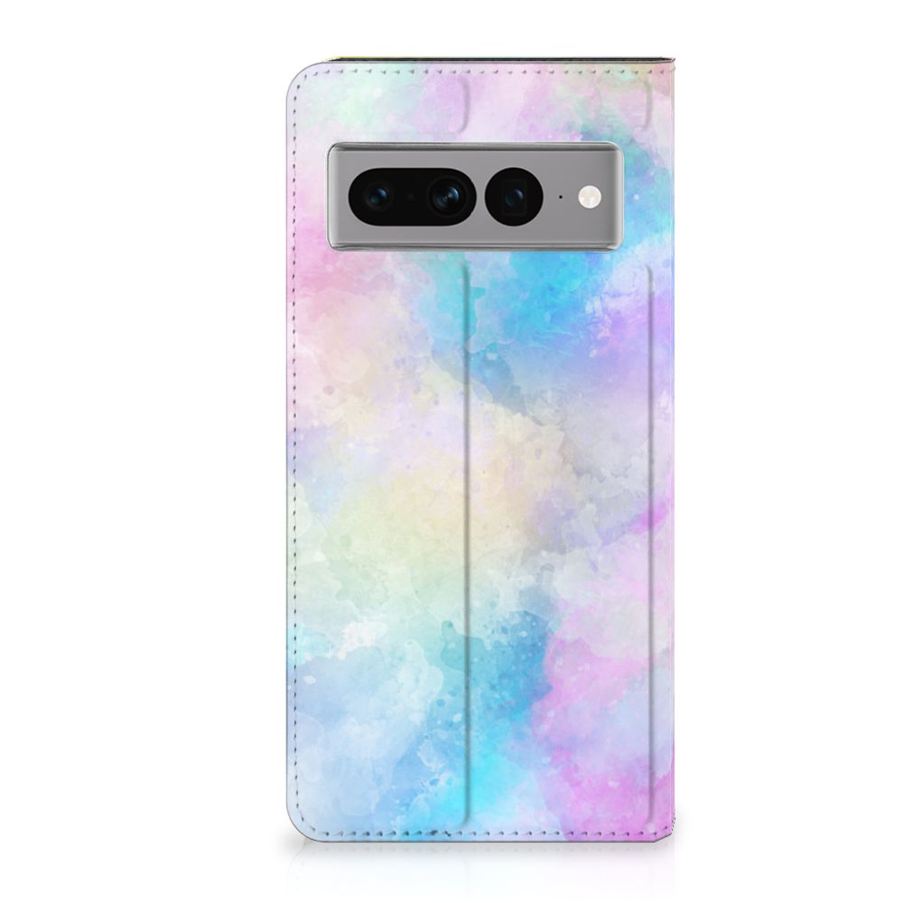Google Pixel 7 Pro Bookcase Watercolor Light voorkant